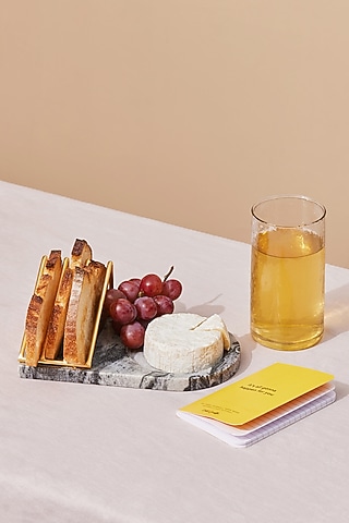 Grey Marble Toast Tray by Muun Home