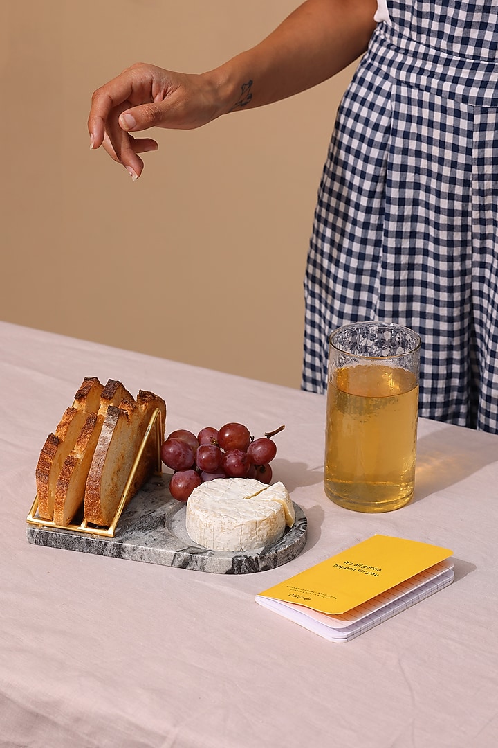 Grey Marble Toast Tray by Muun Home at Pernia's Pop Up Shop
