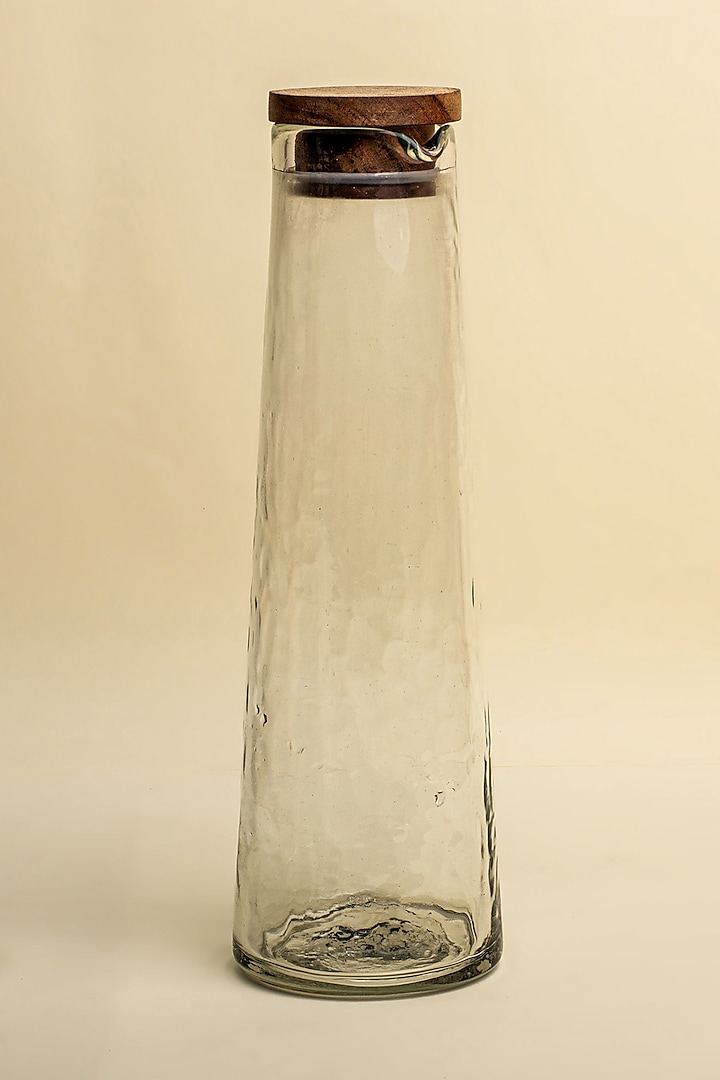 Hammered Glass Carafe