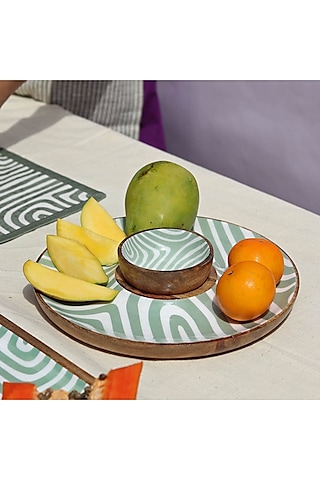Natural Brown Mango Wood Round Napkin Rings Design by Silken at Pernia's  Pop Up Shop 2023