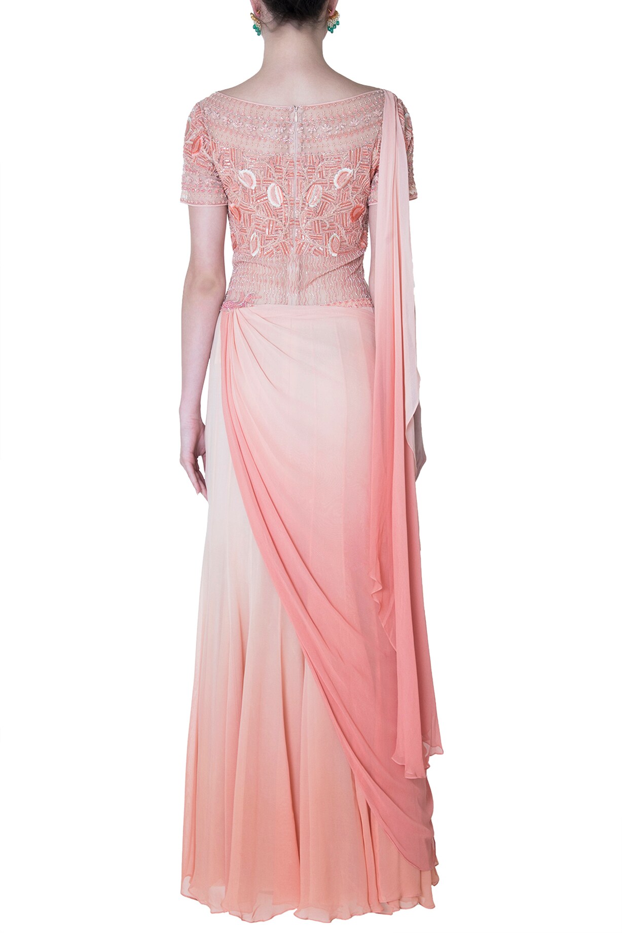 Ombre Drape Saree