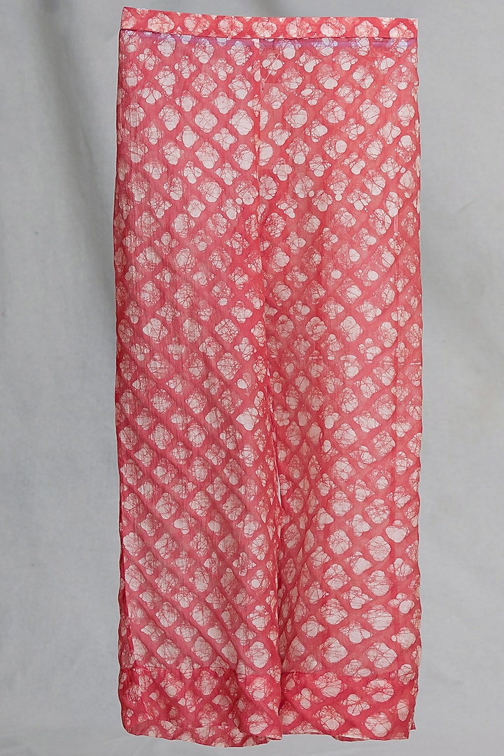 Red Kantha Hand Embroidered Kurta Set by Myoho at Pernia's Pop Up Shop