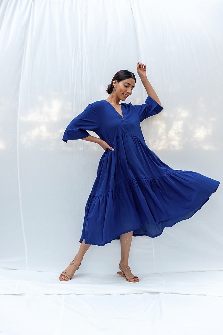 asymmetrical tiered dress Garance Yellow Draped Asymmetrical Maxi Dress