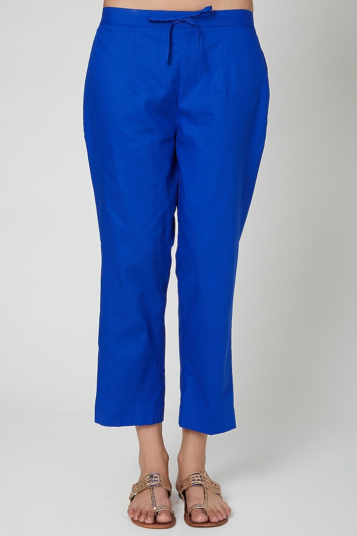 Deep Blue Angrakha Set by Myaara at Pernia's Pop Up Shop