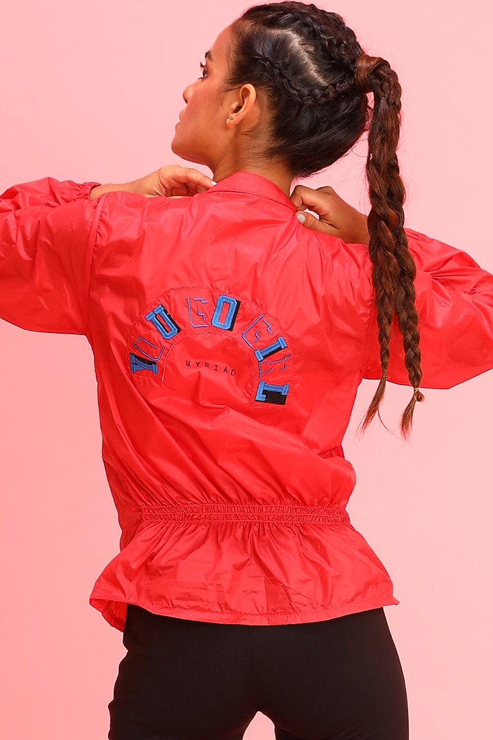 Coral Printed Jacket by Myriad at Pernia's Pop Up Shop
