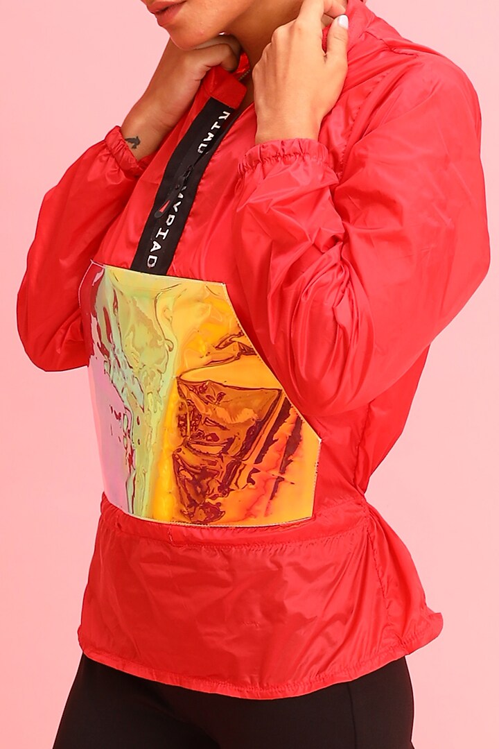 Coral Printed Jacket by Myriad at Pernia's Pop Up Shop