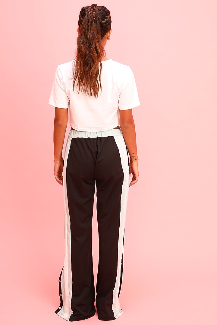 Black Sweeper Leisure Pants by Myriad at Pernia's Pop Up Shop