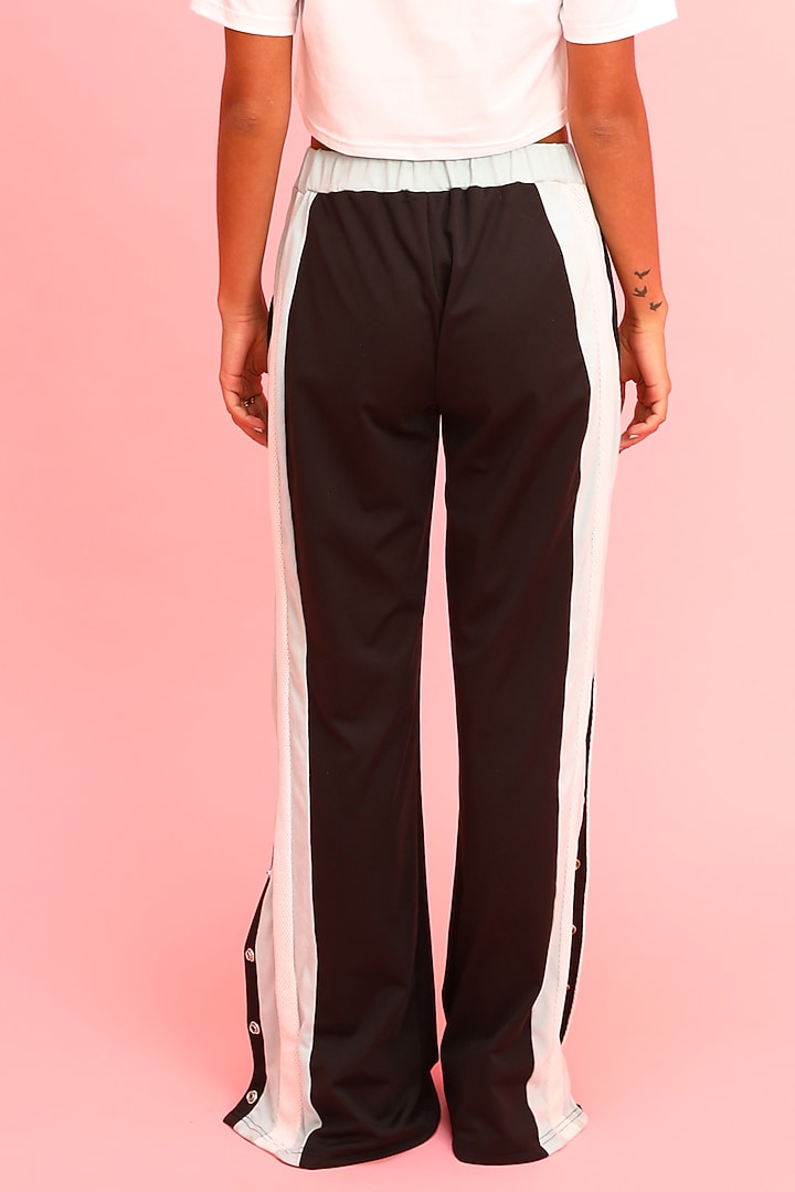 Black Sweeper Leisure Pants by Myriad at Pernia's Pop Up Shop
