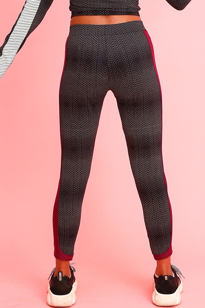 Black Sports Leggings by Myriad at Pernia's Pop Up Shop