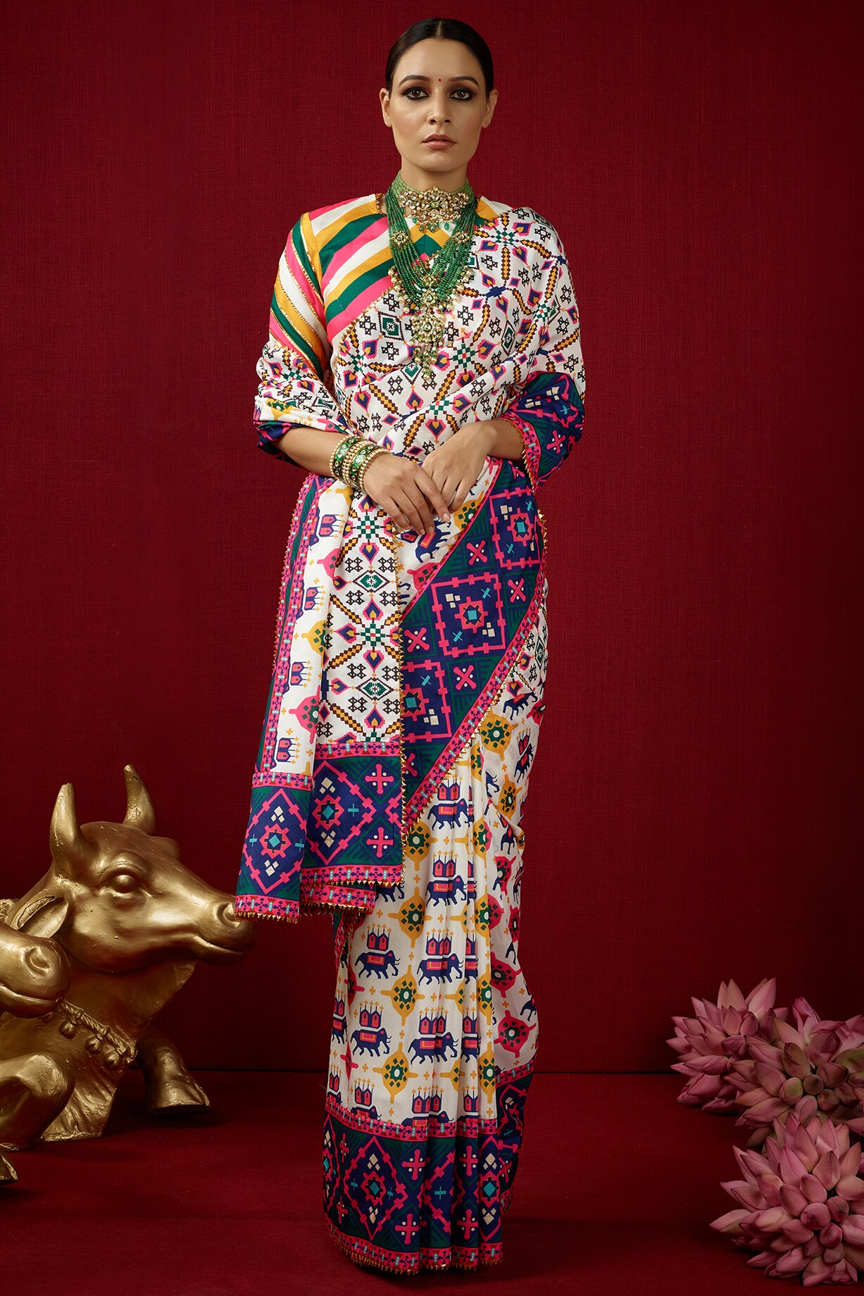 mysore silk udyog dress material Buy Ethnic Wear For Women Online