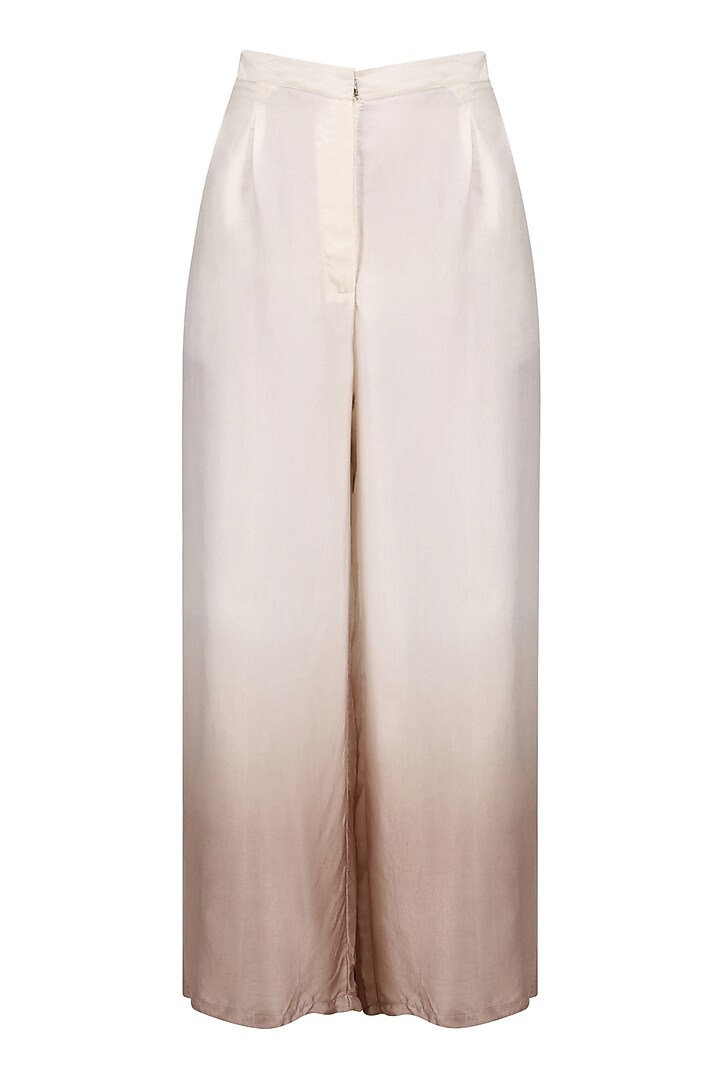 White shaded chikankari kurta and palazzo pants set available only at Pernia's Pop Up Shop.