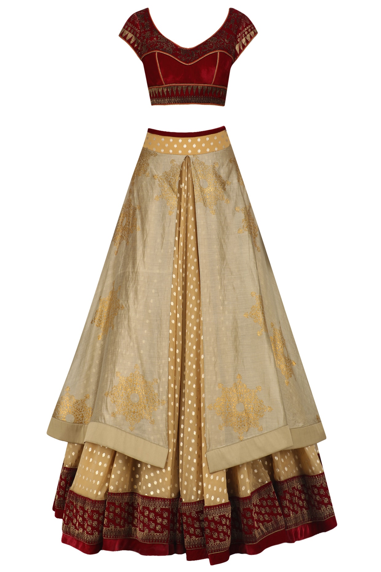 Embroidered Bridal Lehengas Manufacturers - Zardozi Fashion India