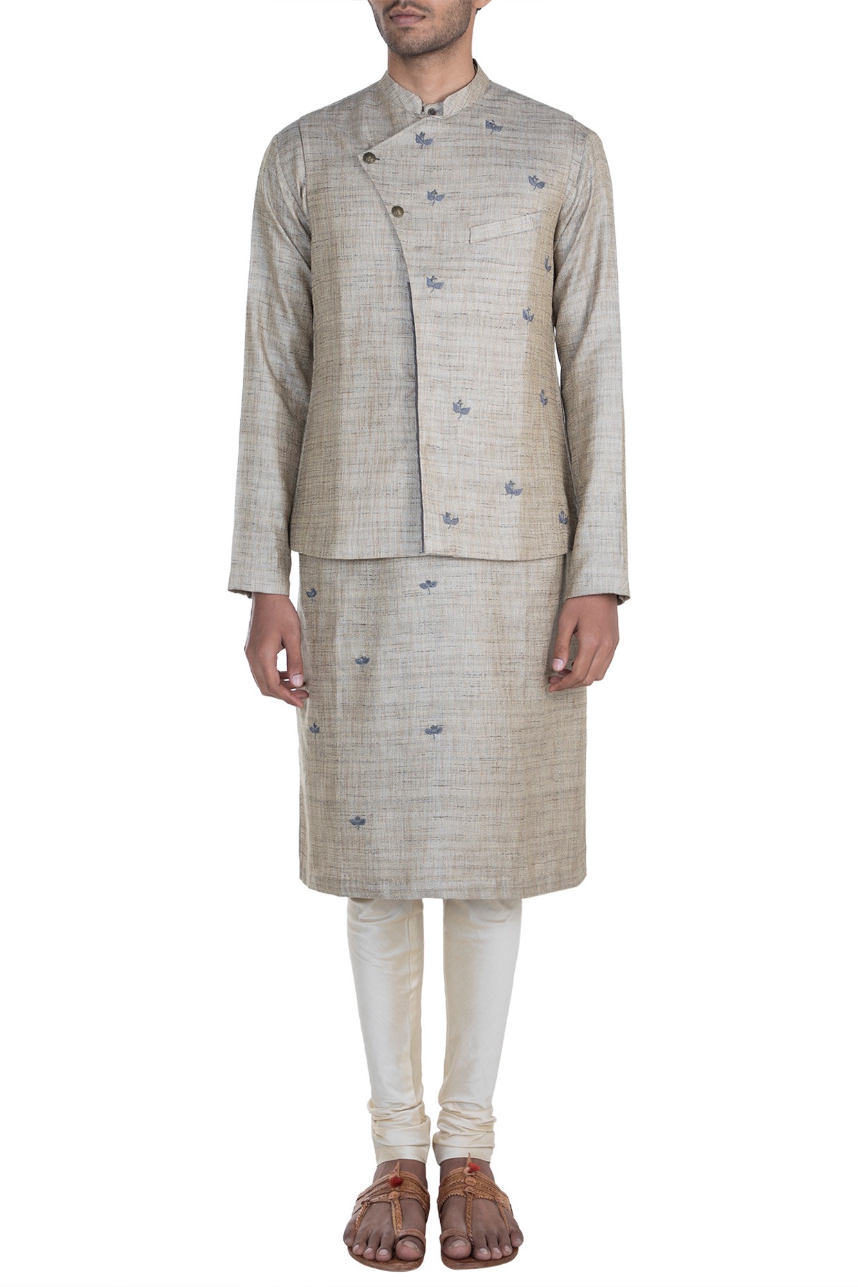 Jute nehru clearance jacket