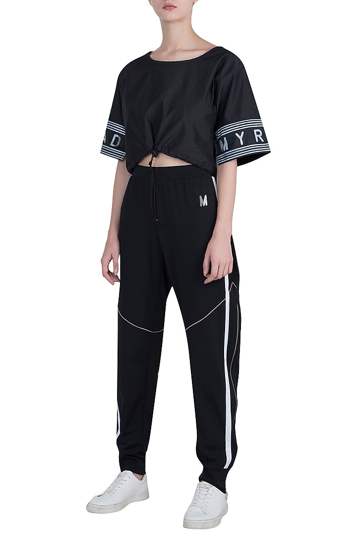 Black and white crop top available only at Pernia's Pop Up Shop.