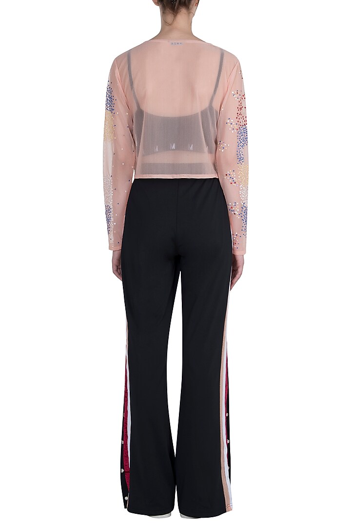 Black wide cut pants available only at Pernia's Pop Up Shop.