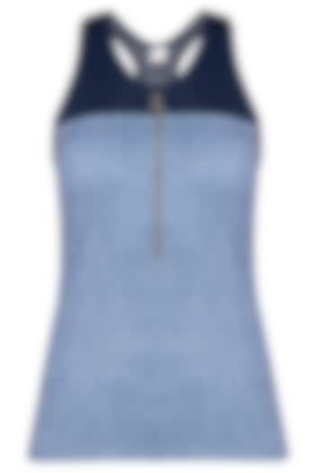 Blue sleeveless top by MYRIAD