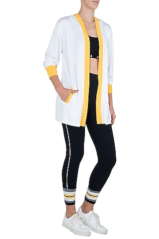 White wrestler jacket by Myriad
