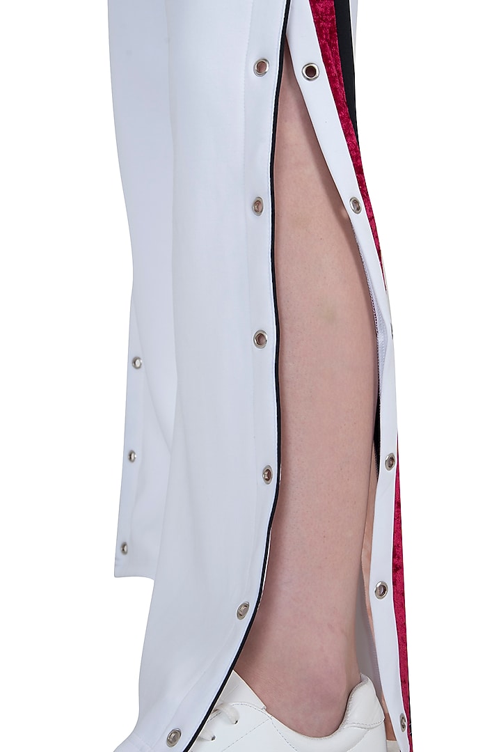 White wide cut pants available only at Pernia's Pop Up Shop.