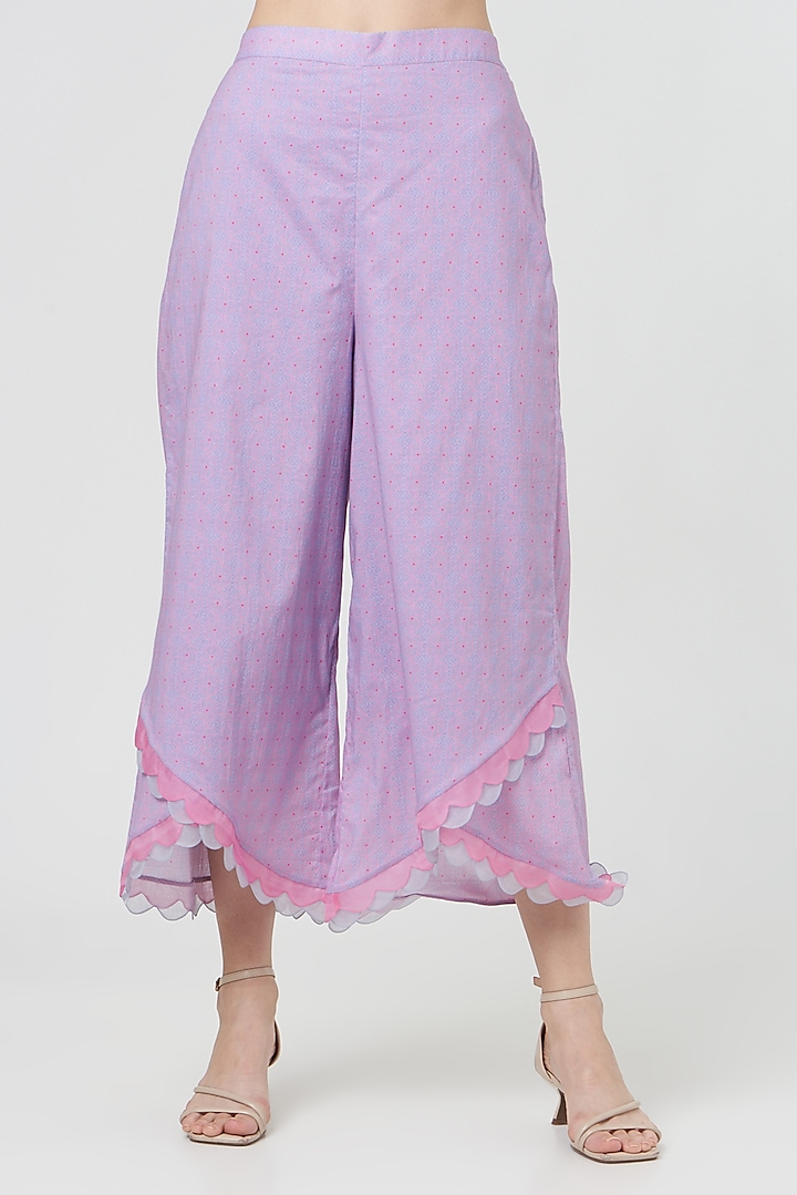 Lilac Crepe Kaftan Set by MADZIN at Pernia's Pop Up Shop