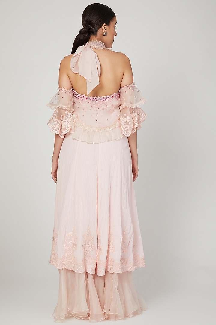 Peony Pink Halter Cocktail Dress by Naffs at Pernia's Pop Up Shop