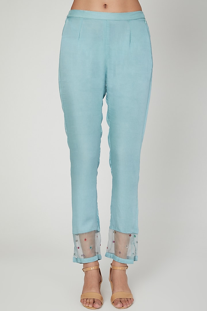 Ether Blue High-Low Tunic Set by Naffs at Pernia's Pop Up Shop