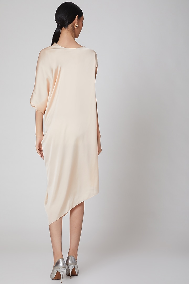 Blush Pink Asymmetric Summer Dress by Na-Ka at Pernia's Pop Up Shop