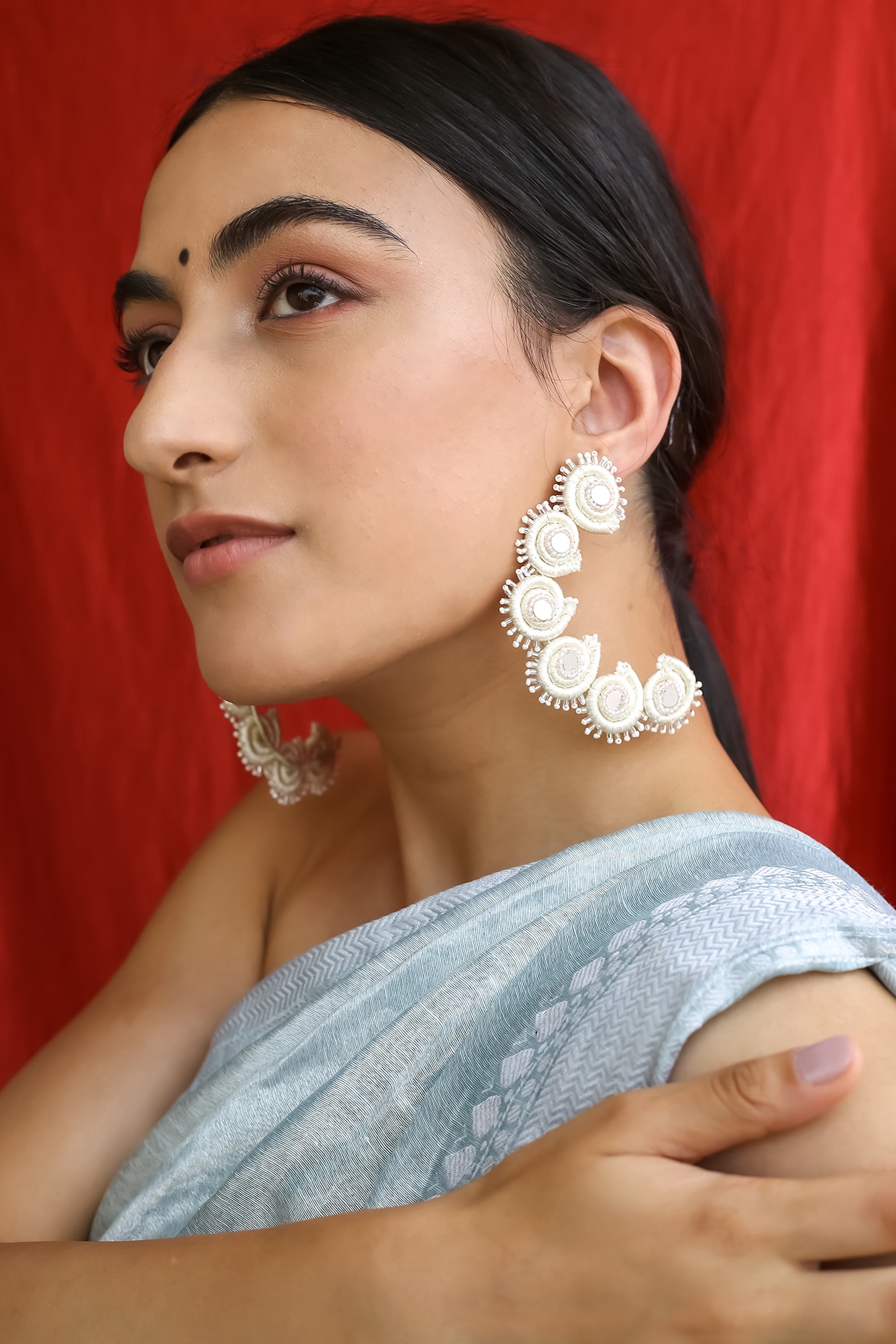 Resham earring on sale