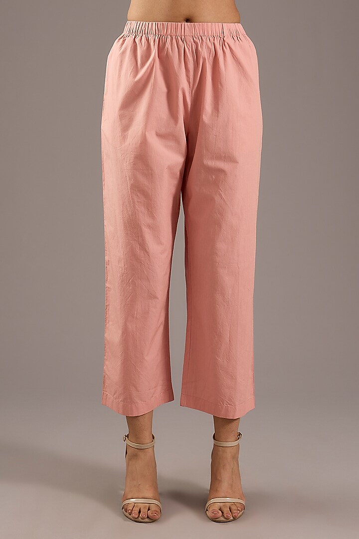 Pink Cotton Floral Embellished Co-Ord Set by Nakateki at Pernia's Pop Up Shop