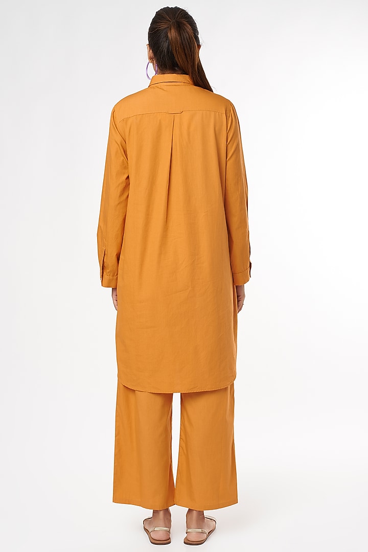 Orange Evil Eye Motif Co-Ord Set by Nakateki at Pernia's Pop Up Shop
