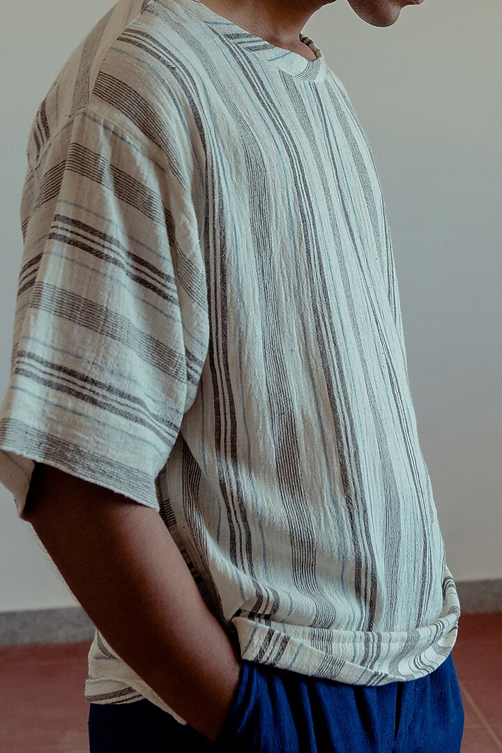 Kora Organic Cotton T-Shirt by Naushad Ali Men at Pernia's Pop Up Shop