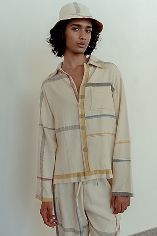 Kora Hand-Dyed Shirt by Naushad Ali Men