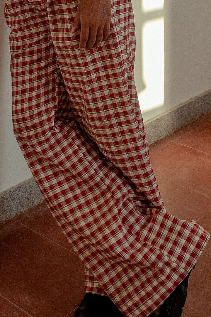 Kora Hand-Dyed Trousers by Naushad Ali Men at Pernia's Pop Up Shop
