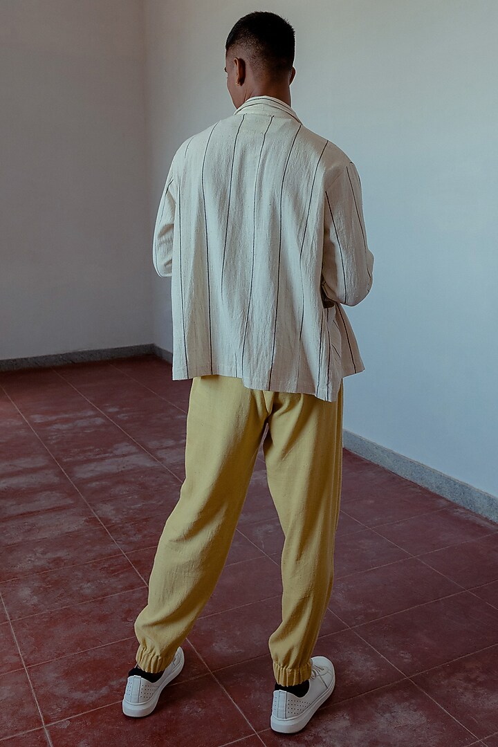 Kora & Black Hand-Dyed Party Wear Shirt by Naushad Ali Men at Pernia's Pop Up Shop