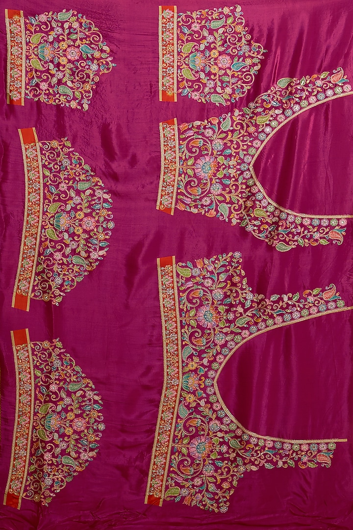Yellow Crepe Sequin Embellished Party Wear Saree Set by NARMADESHWARI at Pernia's Pop Up Shop