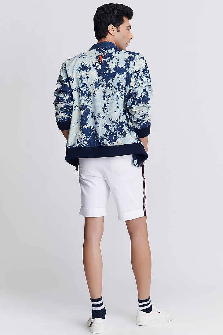 Navy Denim Jacket by S&N by Shantnu Nikhil Men at Pernia's Pop Up Shop