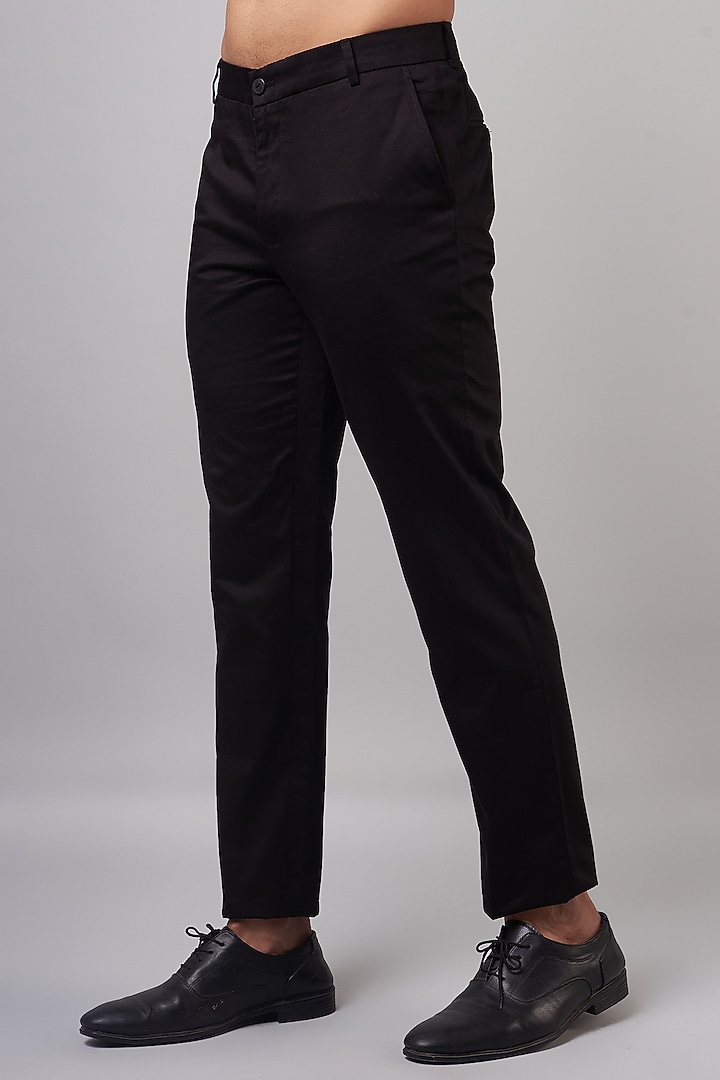 Black Sandwash Embroidered Tuxedo Set by Shantnu & Nikhil Men at Pernia's Pop Up Shop