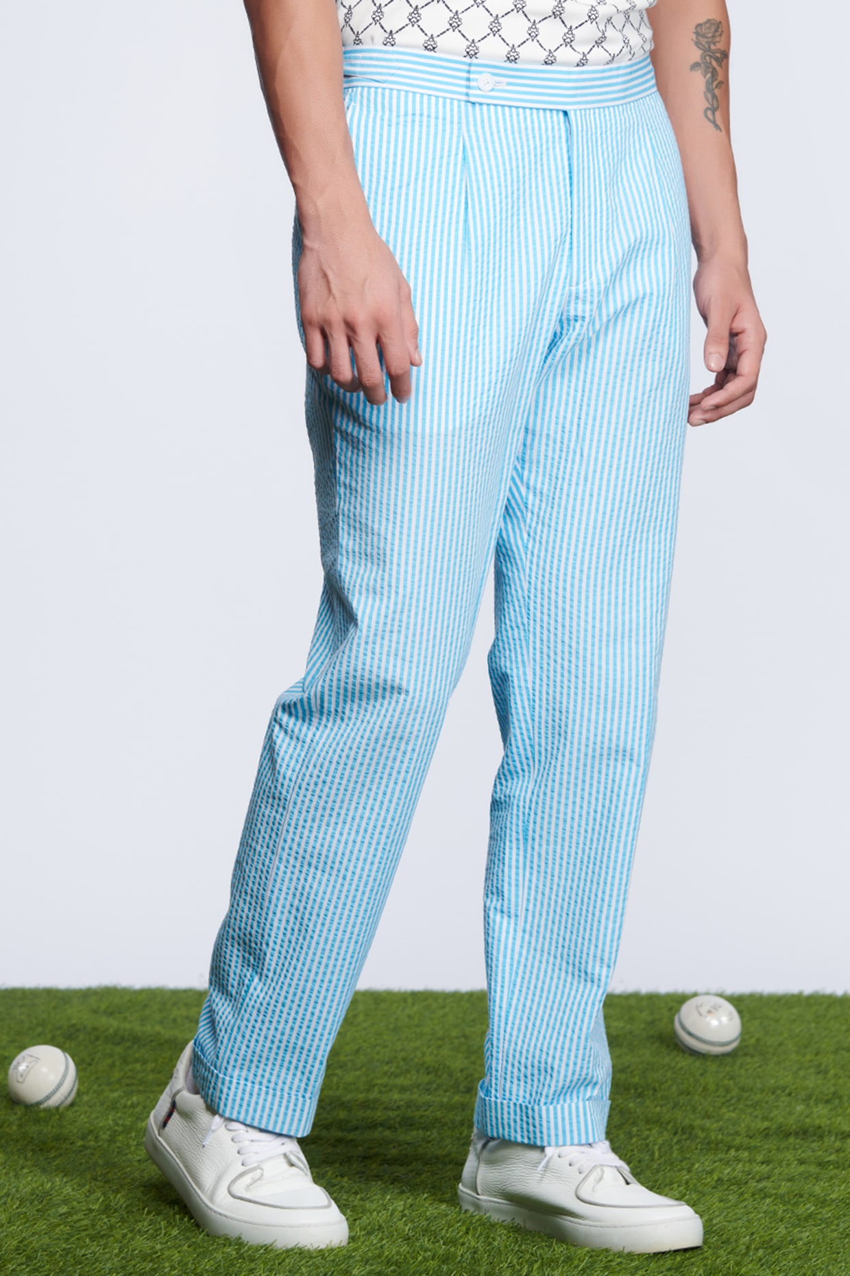 Pastel Blue Golf Pants