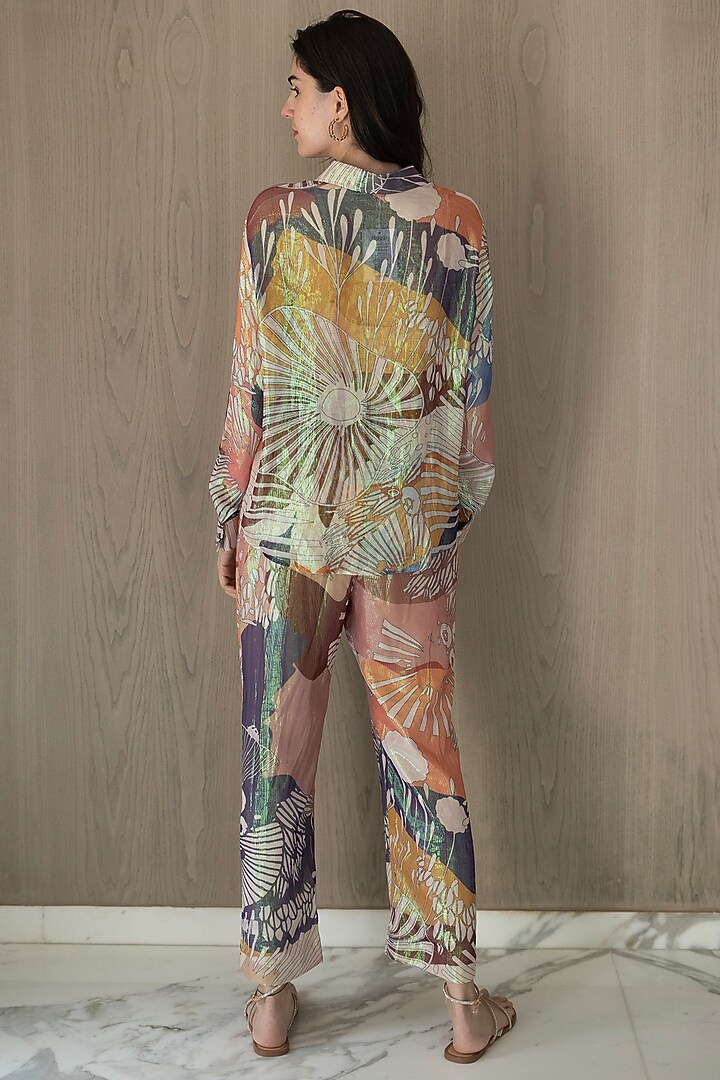 Multi-Colored Lurex Co-Ord Set by NASSH at Pernia's Pop Up Shop