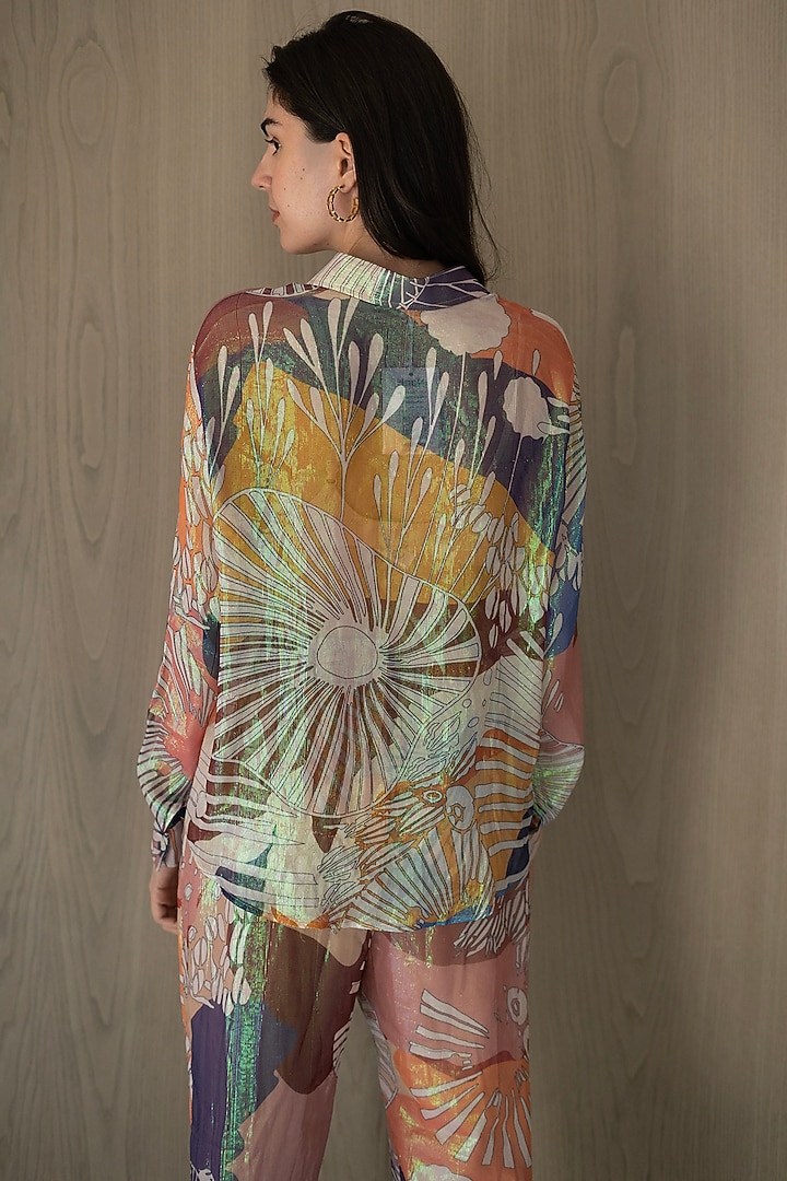 Multi-Colored Lurex Co-Ord Set by NASSH at Pernia's Pop Up Shop