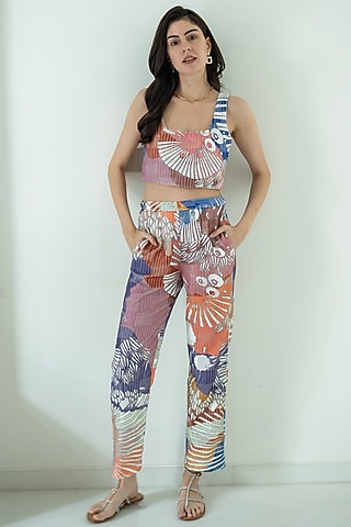 Multi-Colored Knit Co-Ord Set by NASSH
