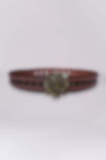 Black Embellished Belt by S&N BY SHANTNU NIKHIL Accessories at Pernia's Pop Up Shop