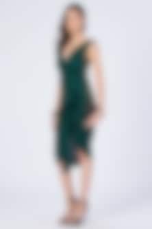Shop Emerald Green Draped Dress for Women Online from India's Luxury  Designers 2026