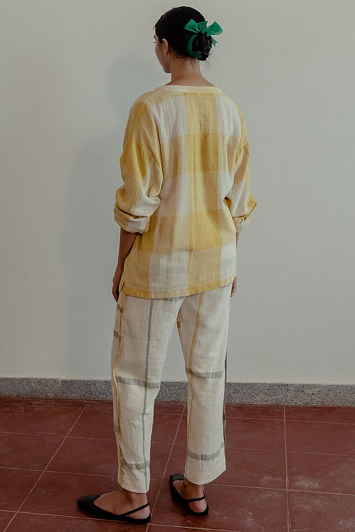 Marigold & Kora Cotton Shirt by Naushad Ali at Pernia's Pop Up Shop