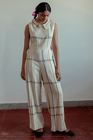 Kora Printed Jumpsuit by Naushad Ali