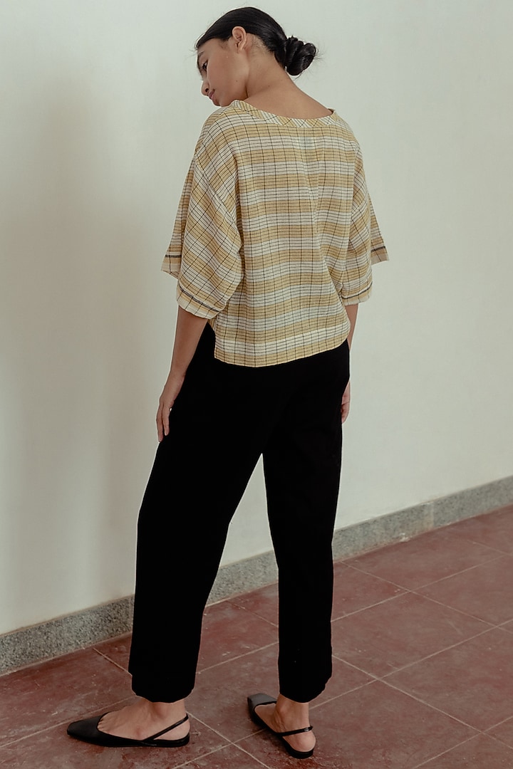 Black Cotton Trousers by Naushad Ali at Pernia's Pop Up Shop