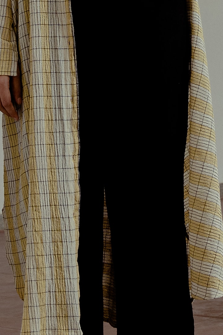 Black Cotton Trousers by Naushad Ali at Pernia's Pop Up Shop