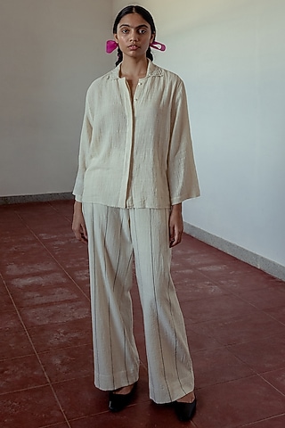 Kora Cotton Trousers by Naushad Ali