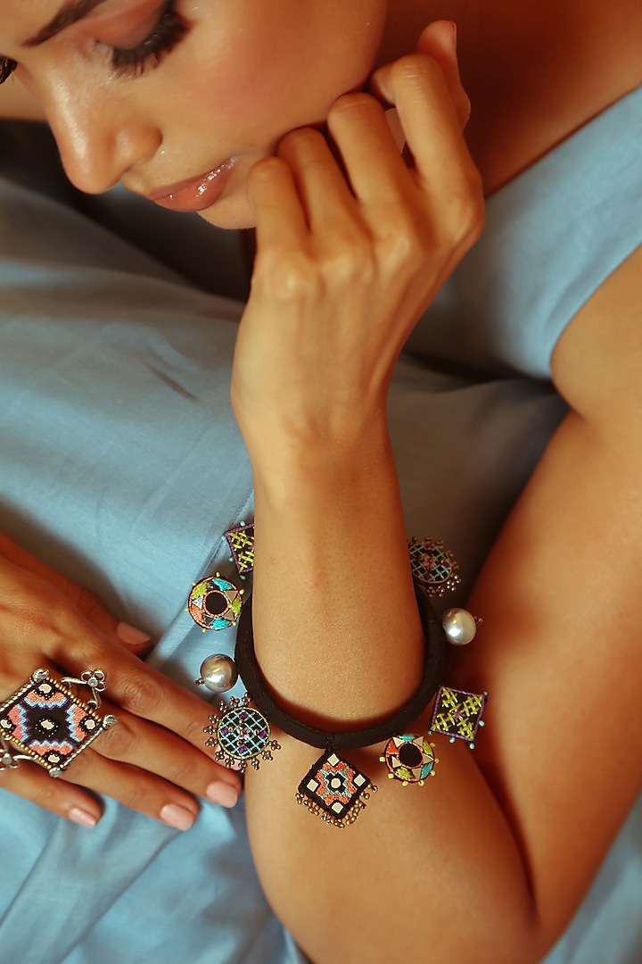 Multi-Colored Beaded Bracelet by NakhreWaali at Pernia's Pop Up Shop