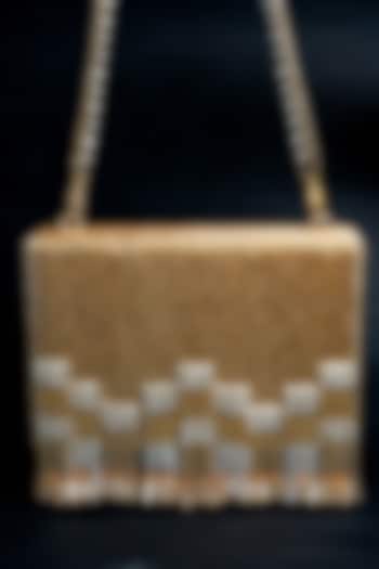 Gold Silk Salli Work Potli by Nayaab by Sonia at Pernia's Pop Up Shop