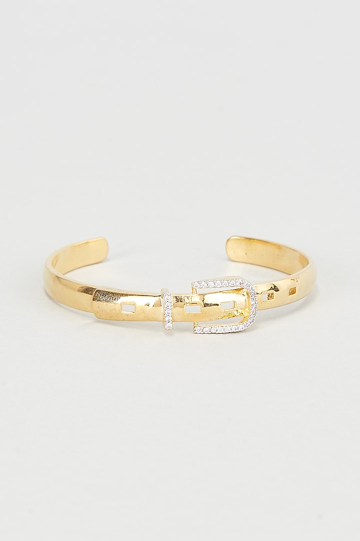 Gold Finish Bracelet by Nepra By Neha Goel at Pernia's Pop Up Shop